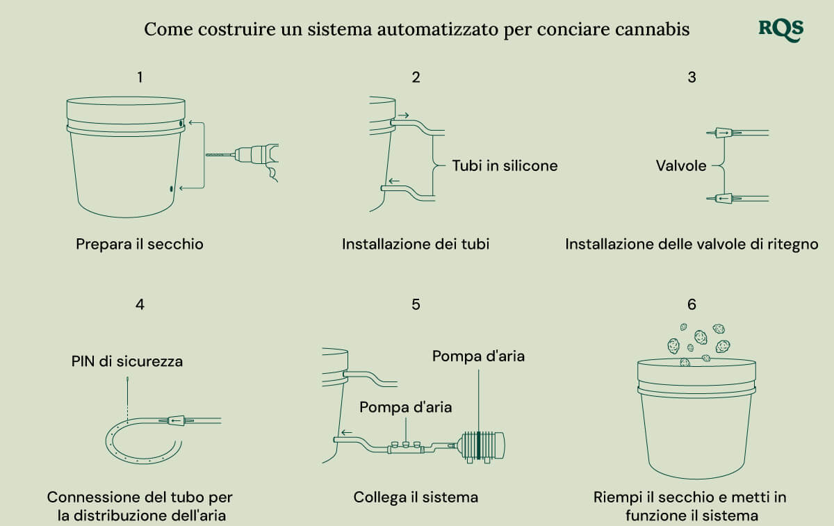 Build automated cannabis curing system