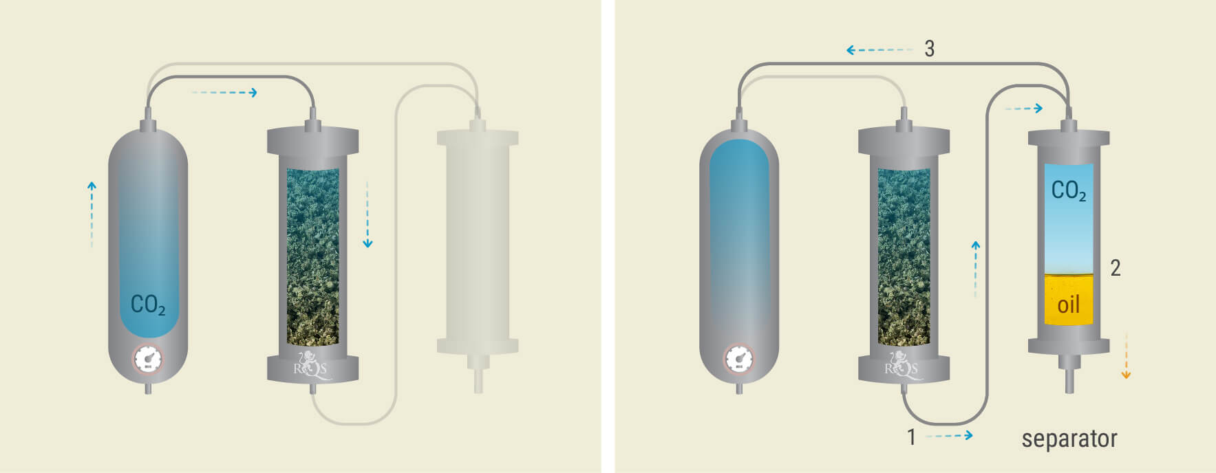 Estrazione con CO₂: Processo Passo Dopo Passo Estrazione con CO₂: Processo Passo Dopo Passo
