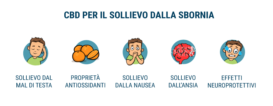 CBD per il sollievo dalla sbornia CBD per il sollievo dalla sbornia