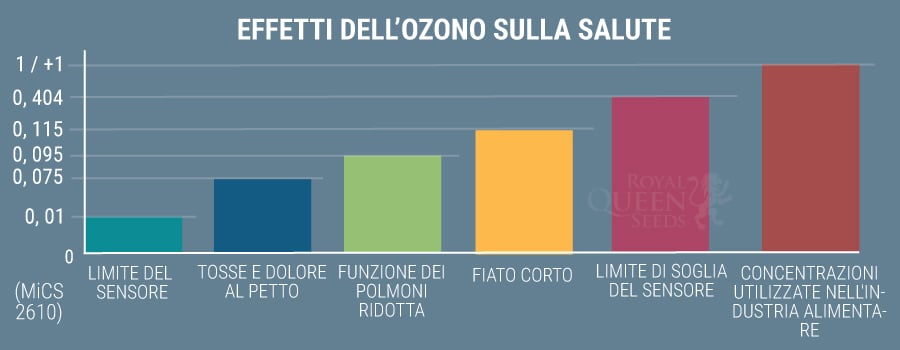 Effetti dell'ozono sulla salute 