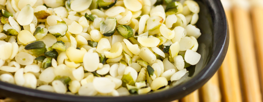 Semi di canapa sana alimentazione alimentare