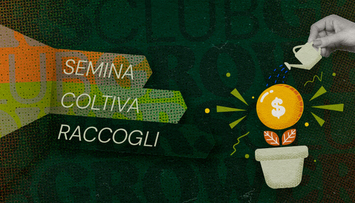 Processo di Semina, Cura e Raccolta Un'illustrazione che rappresenta il processo di coltivazione della cannabis con le parole