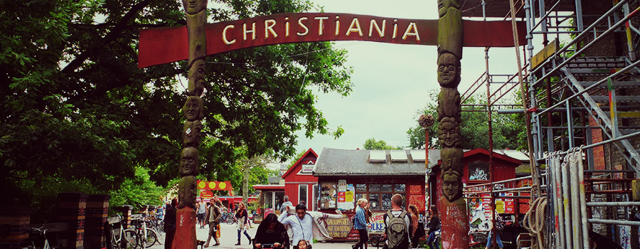 Christiania Danimarca Copenhague Cannabis Freetown