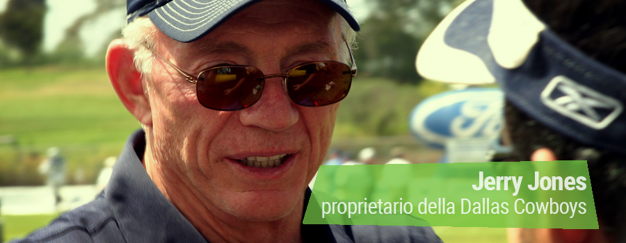 Jerry Jones proprietario della Dallas Cowboys