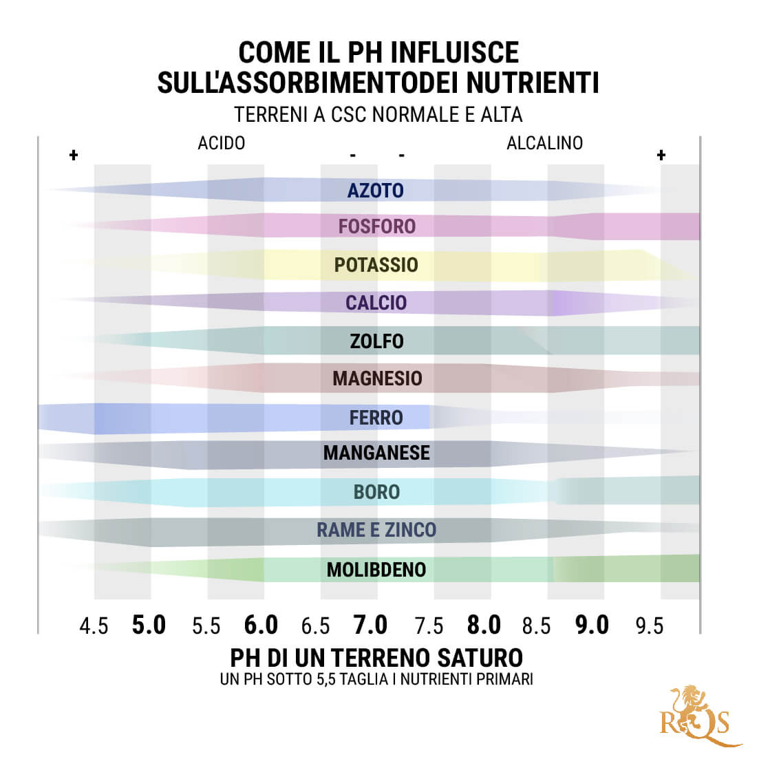 Tabella del pH per le Colture in Suolo: 6,0–7,0 Tabella del pH per le Colture in Suolo: 6,0–7,0