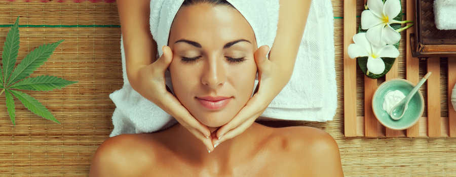Spa e cannabis. Rilassatevi, applicate massaggi topici