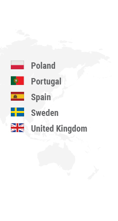 Montenegro, Netherlands, Norway, Poland, Portugal, Romania, San Marino, Slovakia, Slovenia, Spain, Sweden, United Kingdom