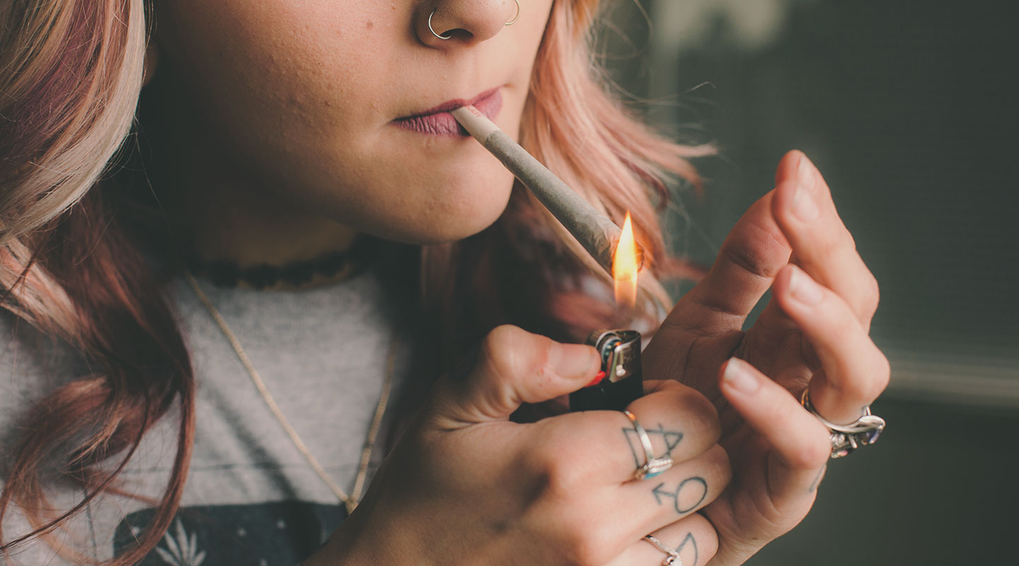 Parole Gergali Relative all'Atto di Fumare Cannabis