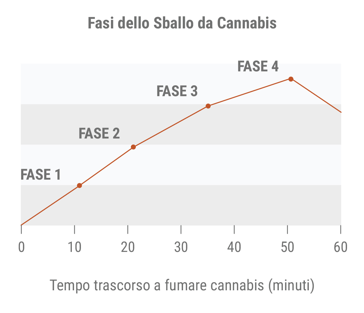 Fasi dello Sballo da Cannabis