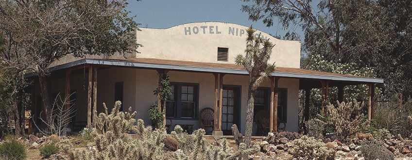 Nipton Hotel California turismo della cannabis