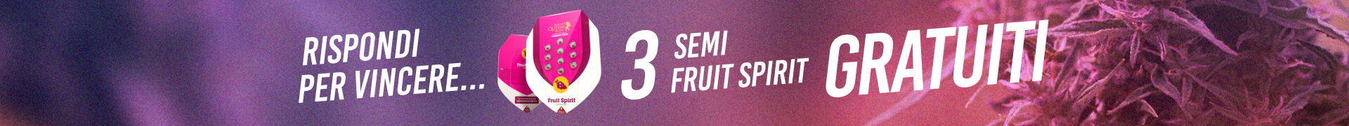 Answer to win 3 FREE Fruit Spirit
