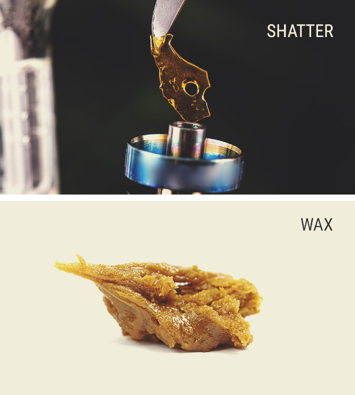 Shatter e wax: C'è qualche differenza?