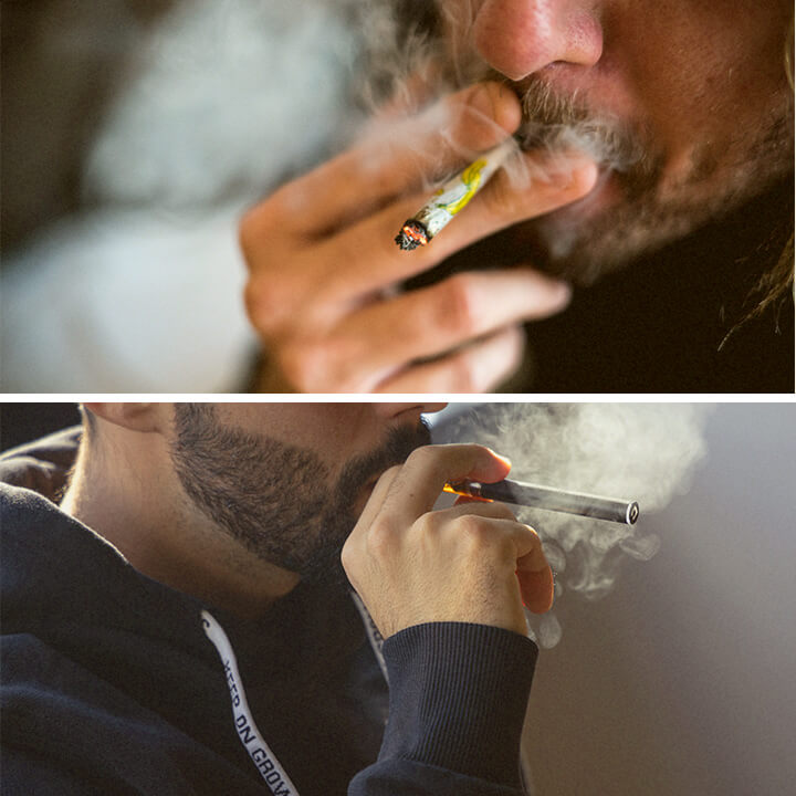 Smoke vs vape