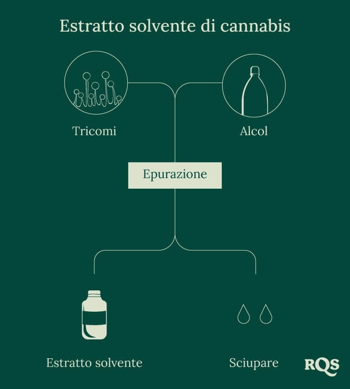 Solvent cannabis process