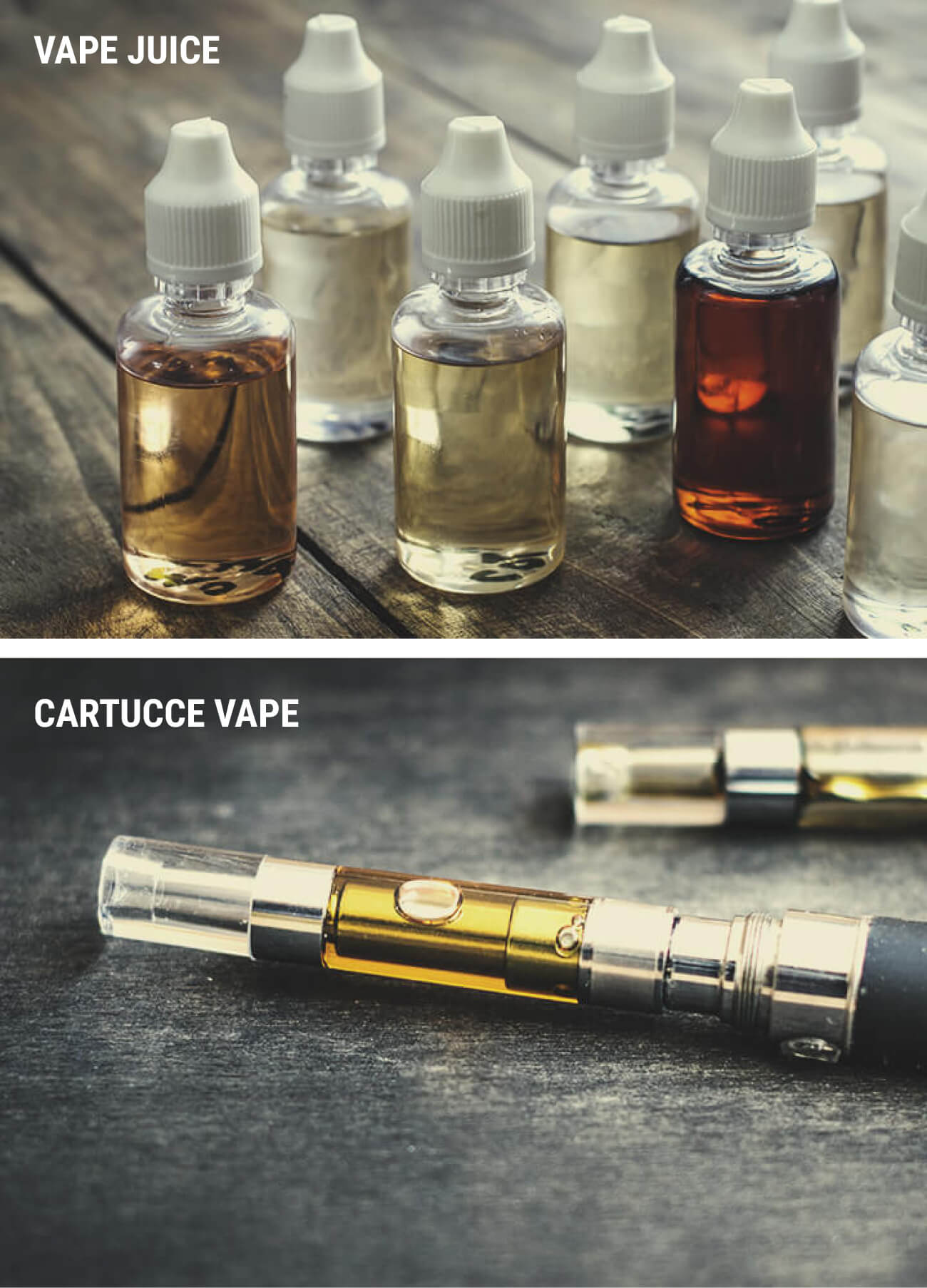 Liquidi e Cartucce per Vaporizzatore al THC e CBD