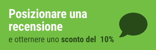 posizionare una recensione e otternere uno sconto del 10%