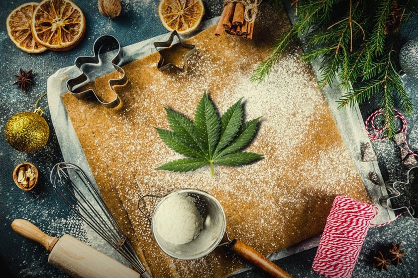 Una Deliziosa Ricetta Per Fare I Biscotti Di Zenzero Alla Cannabis