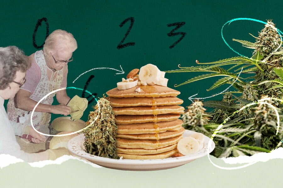 Pancake Di Banana Alla Cannabis