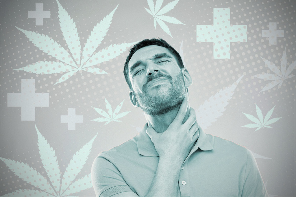 Come Curare il Mal di Gola Causato dal Fumo di Cannabis